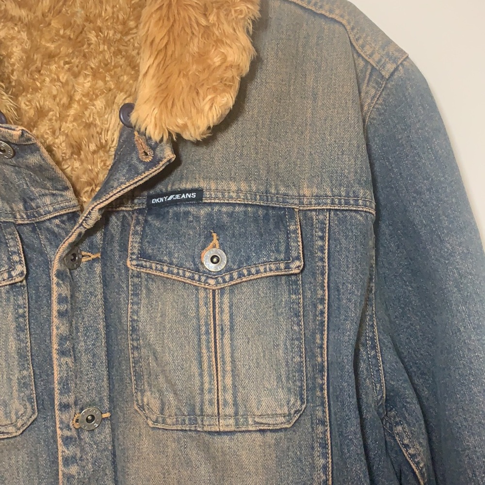 2000’s DKNY Shearling Denim Jacket